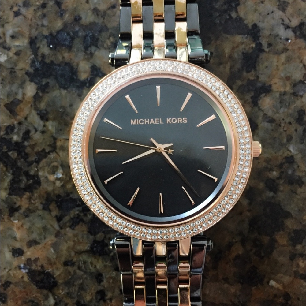 Michael Kors Rose Gold Two Toned Darci Watch